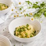 asparagus risotto in bowl