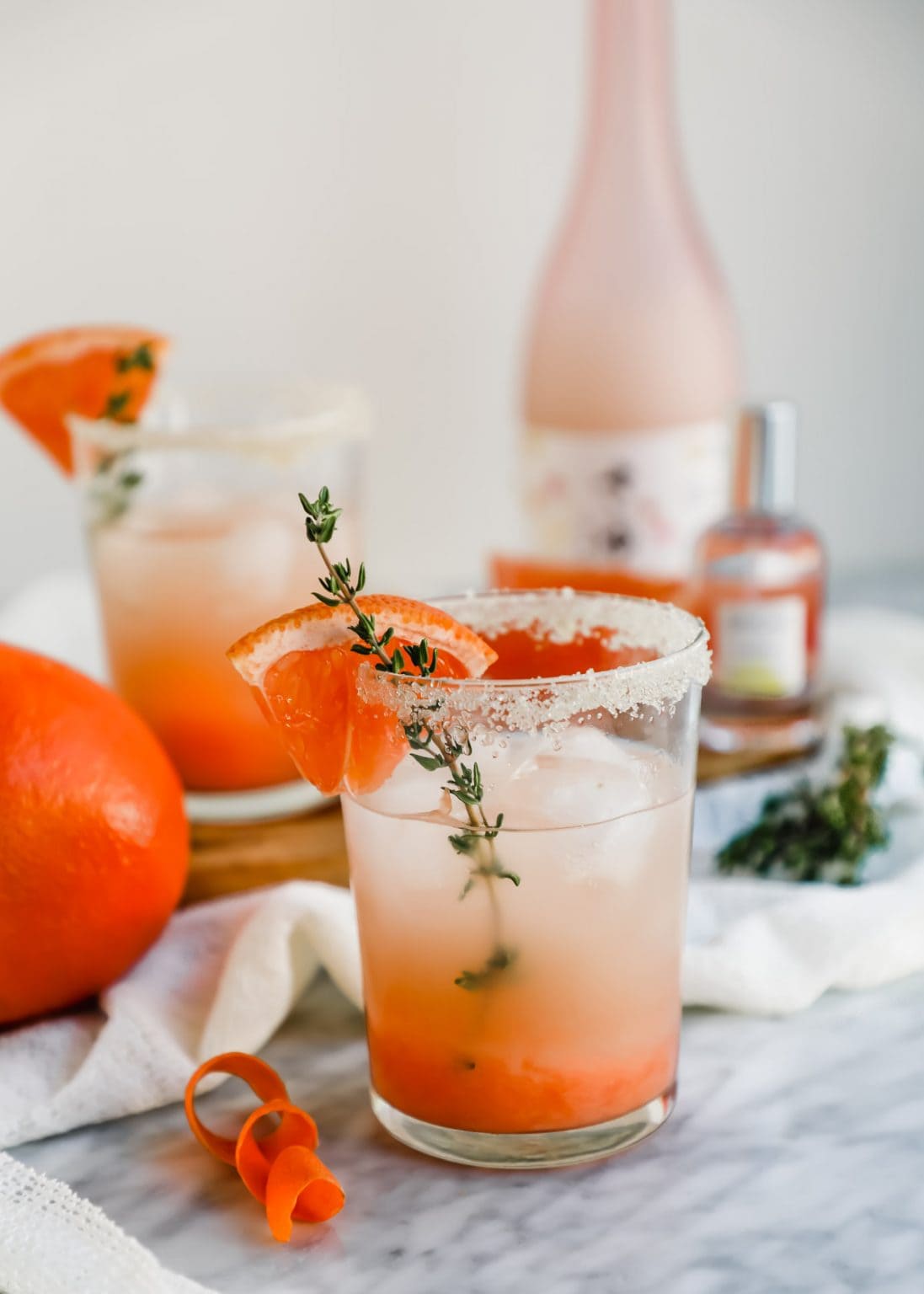 Grapefruit Honey Sake Cocktail • The Heirloom Pantry