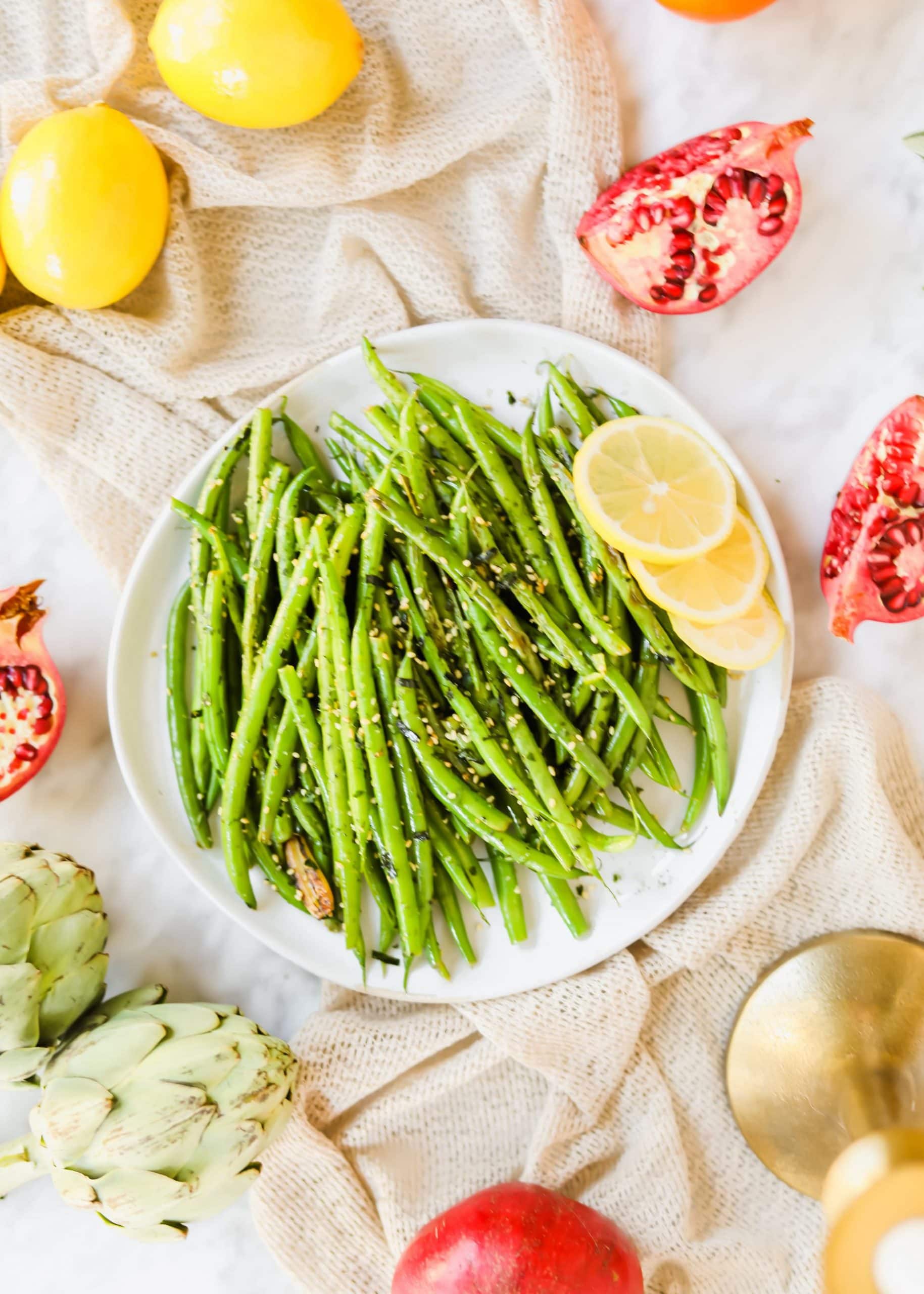 Sautéed French Green Beans with Furikake • The Heirloom Pantry