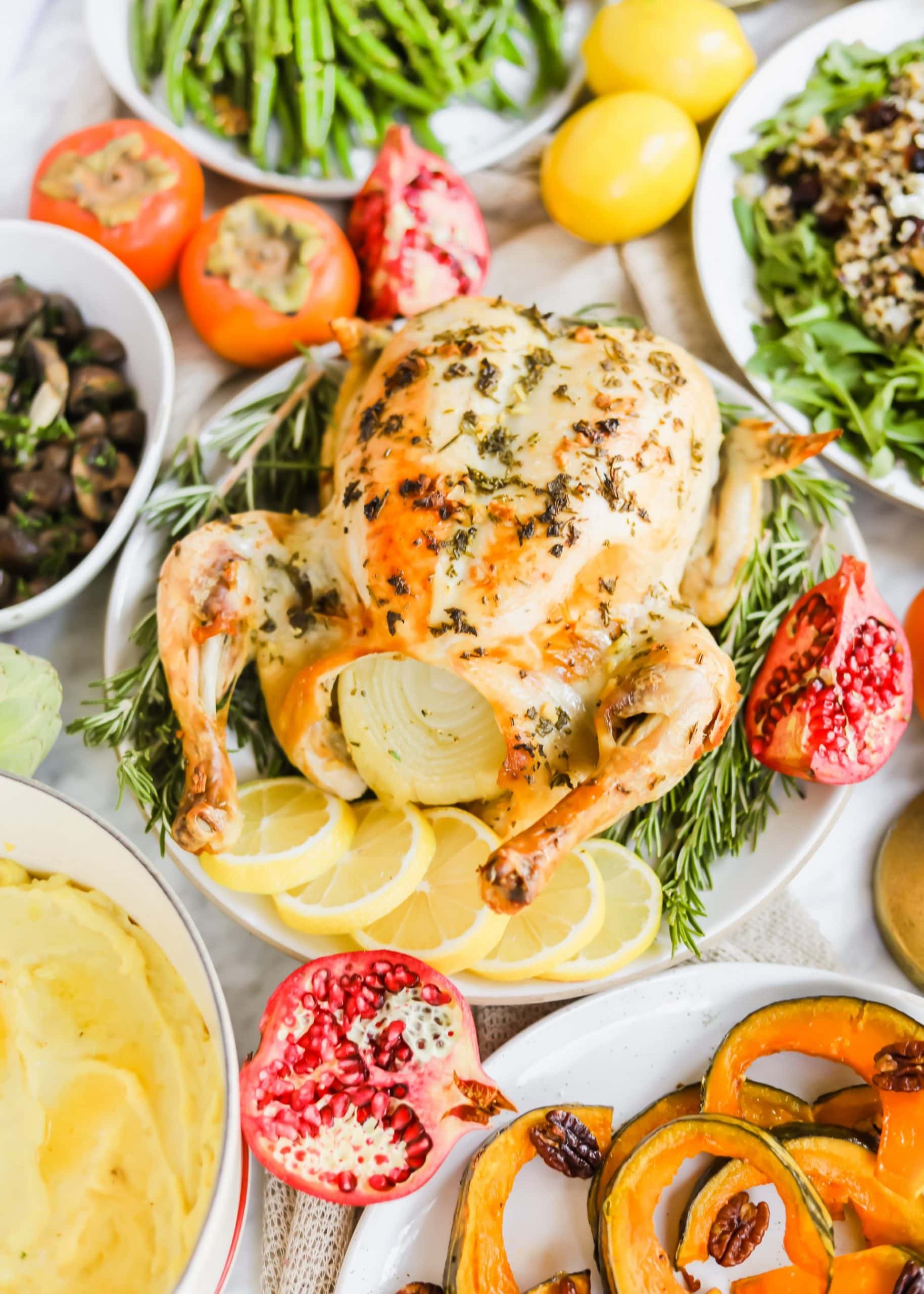 Meyer Lemon Roasted Chicken California Thanksgiving