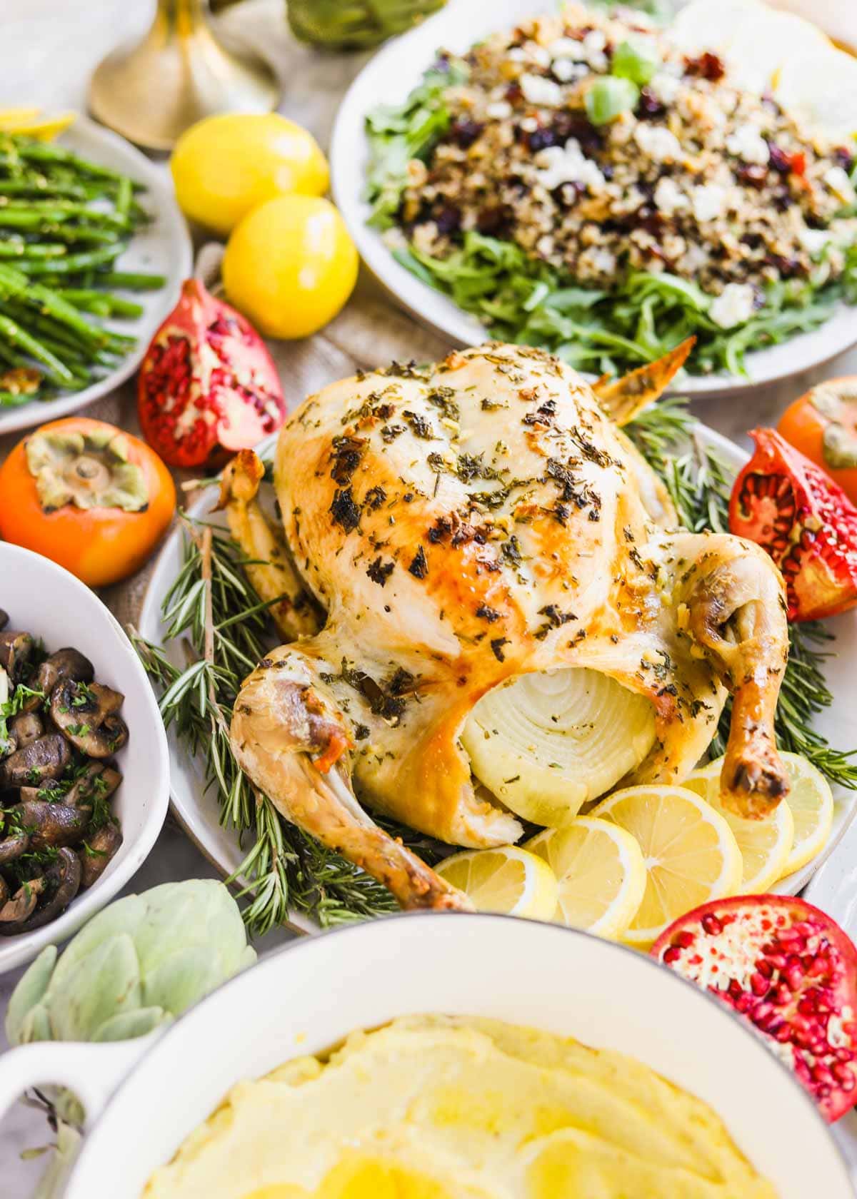 Dutch Oven Whole Chicken with Meyer Lemon • The Heirloom Pantry