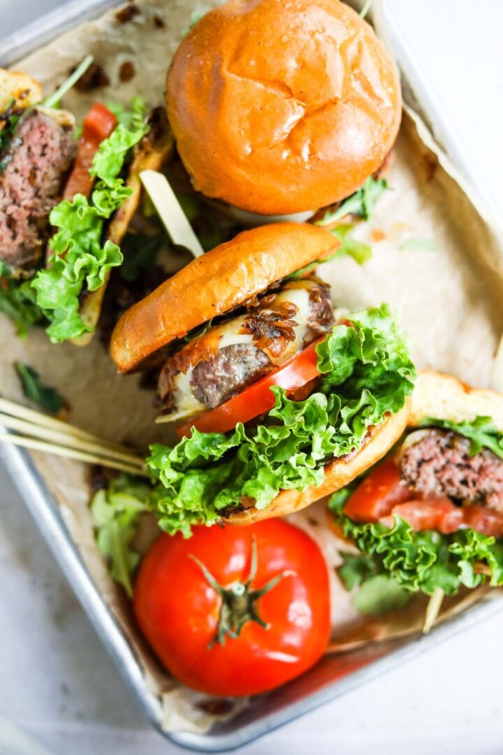 Cast Iron Skillet Burger • The Heirloom Pantry