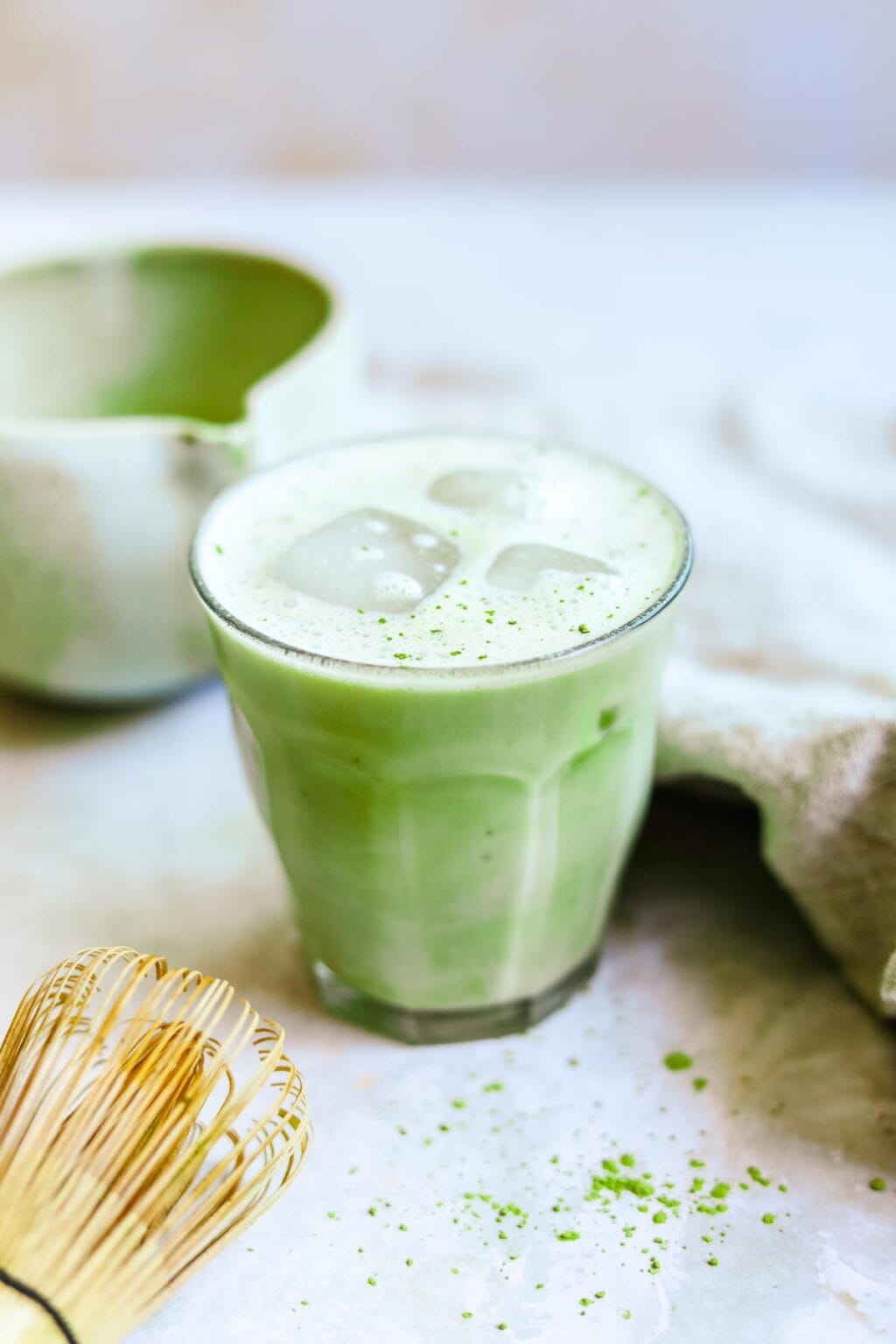 Vanilla Matcha Latte • The Heirloom Pantry