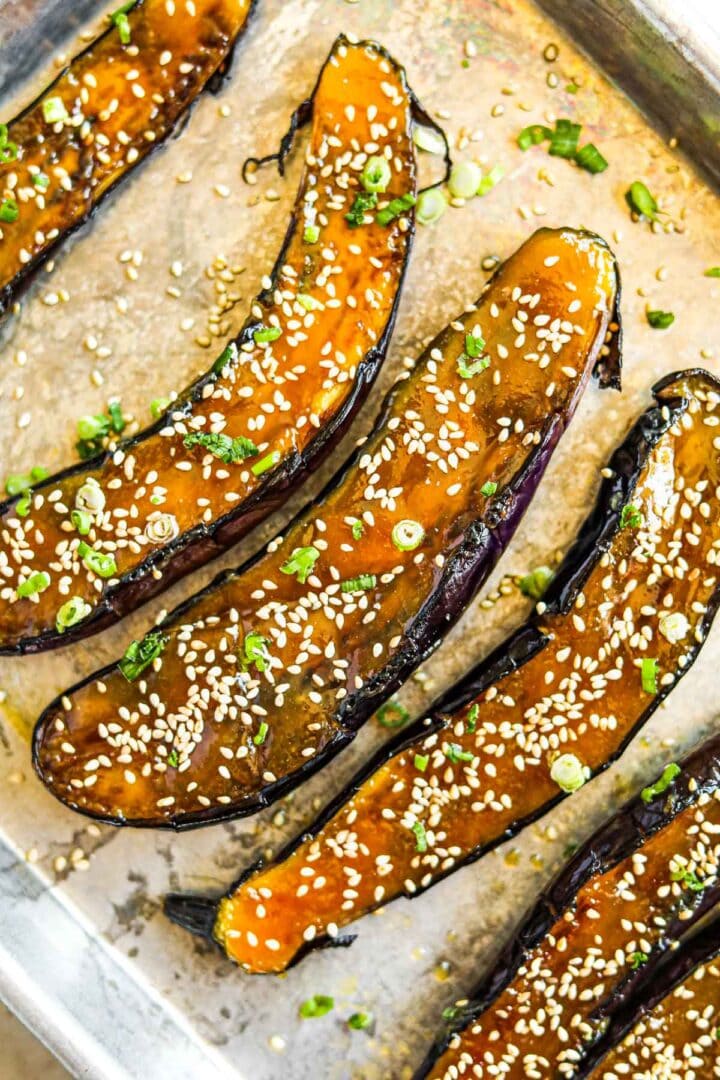 Miso Glazed Japanese Eggplant (Nasu Dengaku) • The Heirloom Pantry