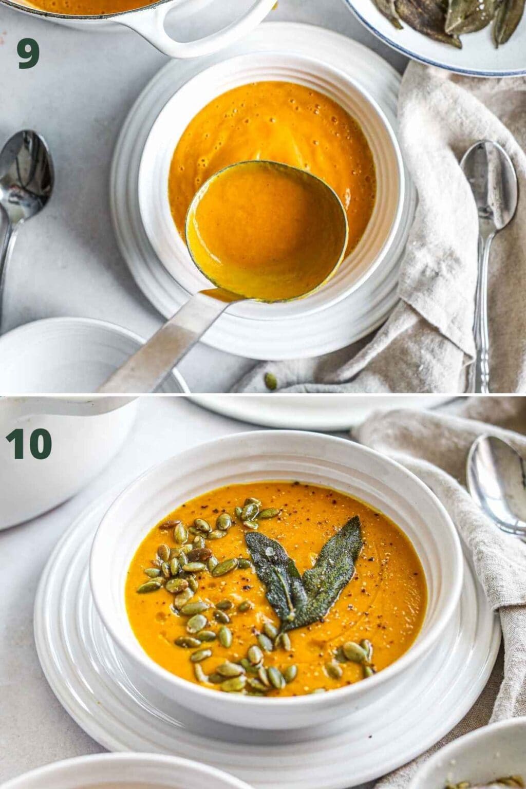 Spiced Vegan Butternut Squash Soup (Vitamix) • The Heirloom Pantry
