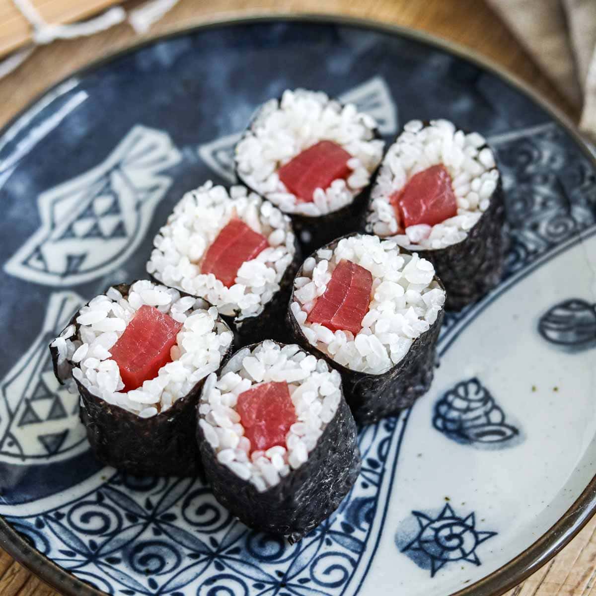 Tekka Maki (Tuna Sushi Roll) • The Heirloom Pantry