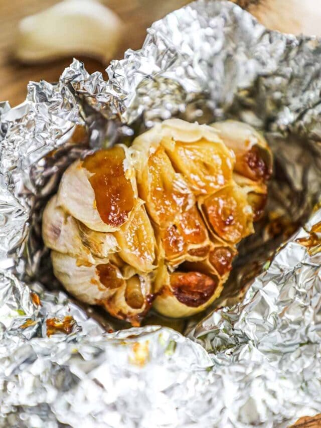 Oven-Roasted Garlic (In Aluminum Foil)
