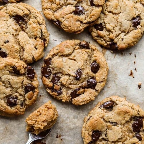 Crispy Chewy Chocolate Chip Walnut Cookies • The Heirloom Pantry