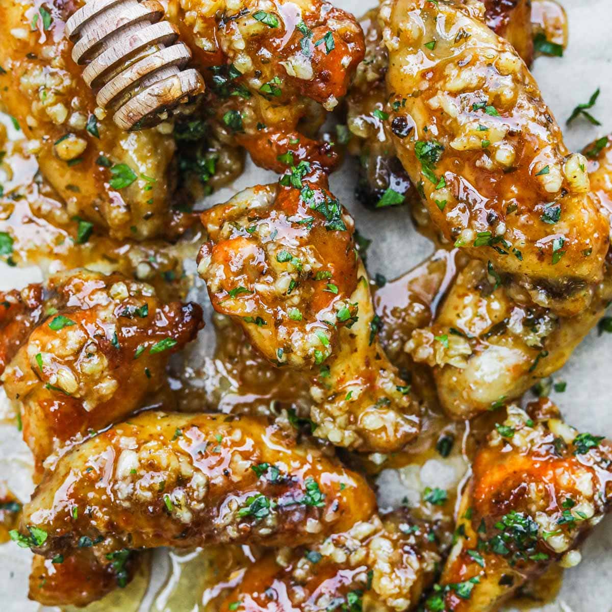 Garlic Parmesan Chicken Wings • The Heirloom Pantry