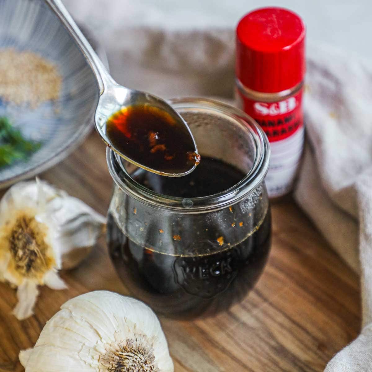 Garlic Honey Soy Sauce (only 5 Minutes!) - Coined Cuisine