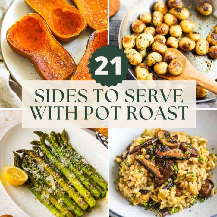 Sides to serve with pot roast.