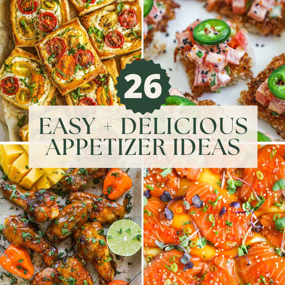 26 Easy Appetizer Ideas • The Heirloom Pantry