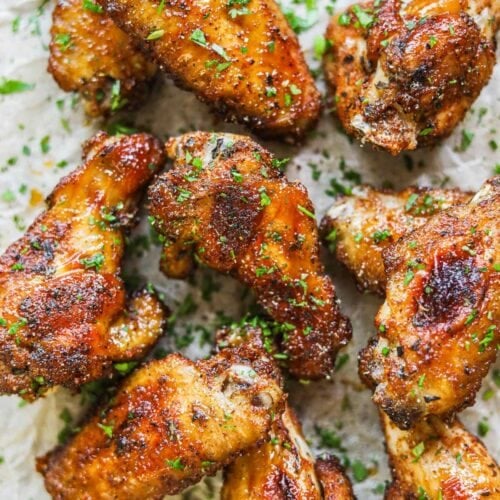 Crispy Oven-Baked Chicken Wings • The Heirloom Pantry