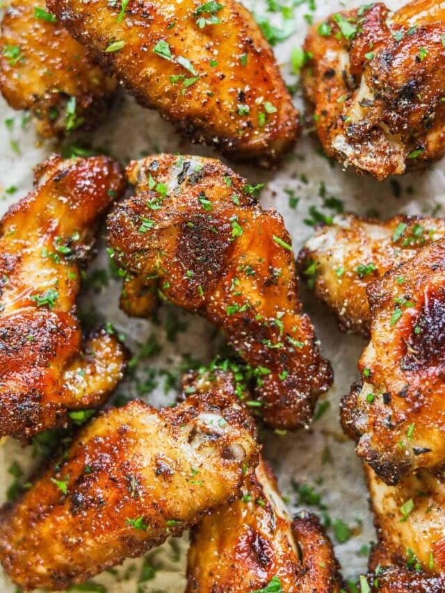 Baked Dry Rub Chicken Wings • The Heirloom Pantry