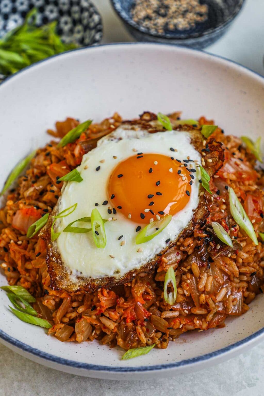 Easy Kimchi Fried Rice • The Heirloom Pantry